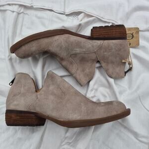 NEW Born Kerri Western-inspired booties in distressed suede. size 11